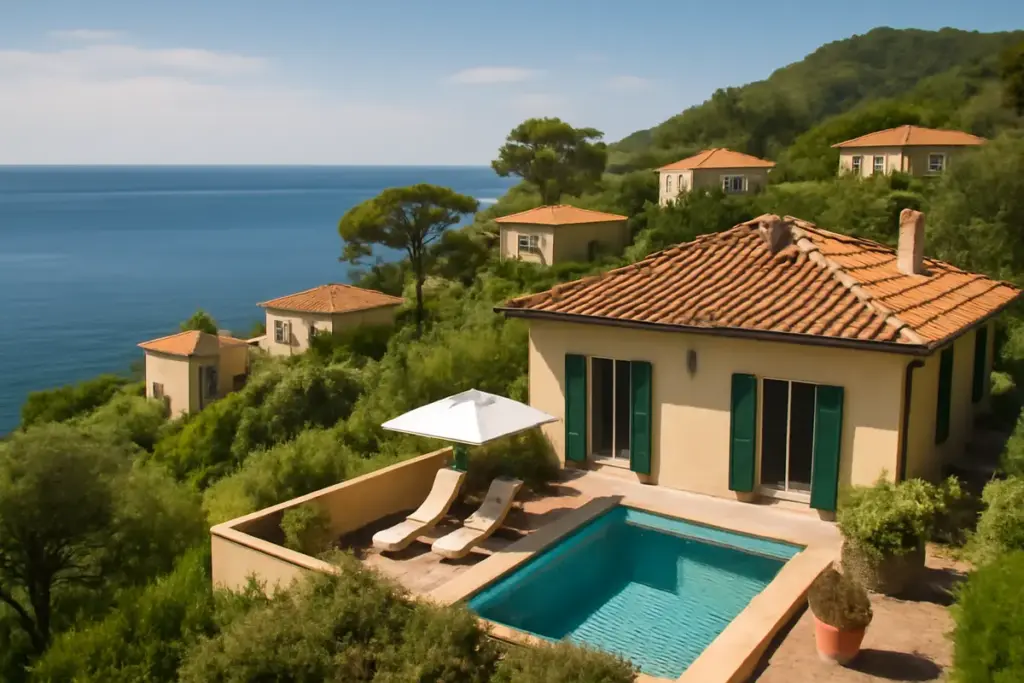 Ville vista mare sul versante sud dell’Elba: esclusività e tranquillità da veri intenditori