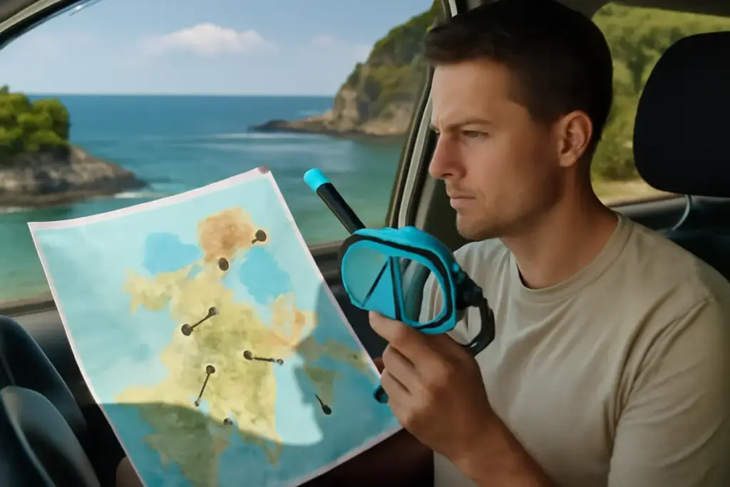 Qual è l’itinerario con più scorci naturali e punti di snorkeling? Risparmia tempo puntando su queste tappe