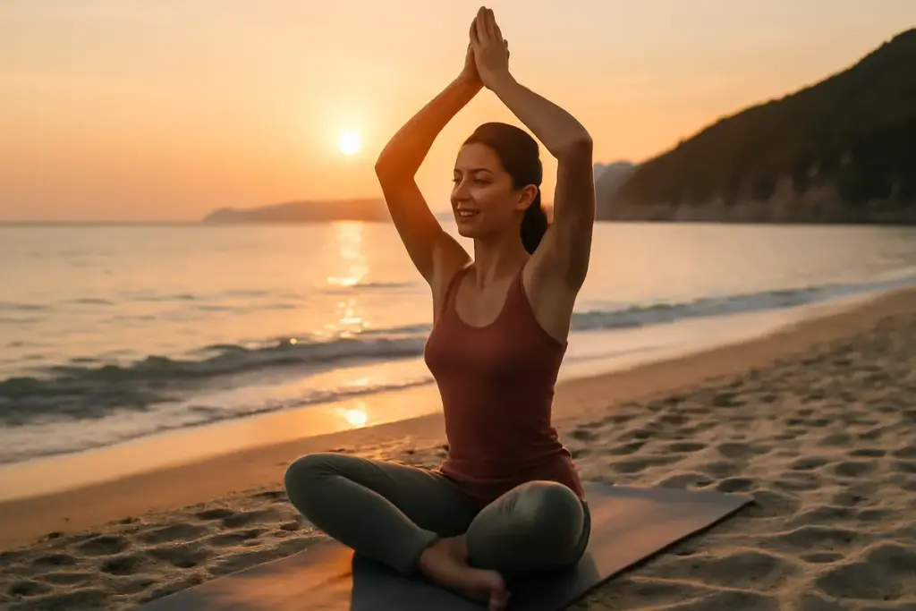 Yoga al tramonto sulle spiagge dell’Elba: benefici concreti che puoi sentire già in vacanza