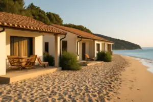 Case vacanza direttamente sulla sabbia a Marina di Campo: privacy e risveglio vista mare garantiti